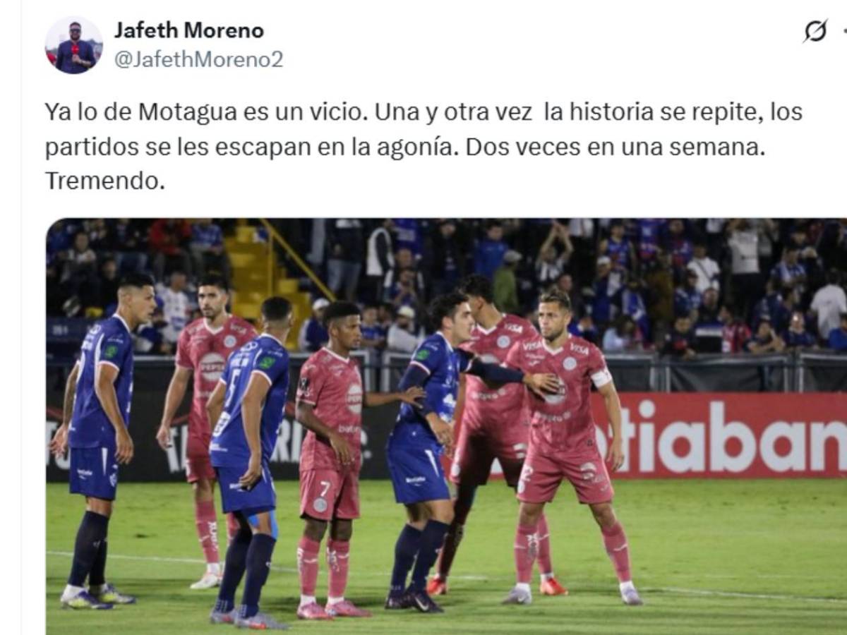 ¿Robo? Enfado e indignación por culpa del Motagua; señalan a dos culpables