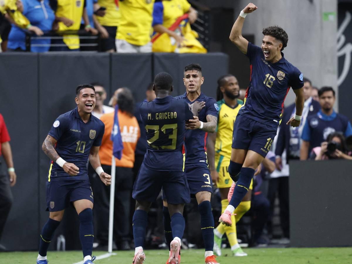 Ecuador revive en la Copa América 2024 tras triunfo frente a Jamaica