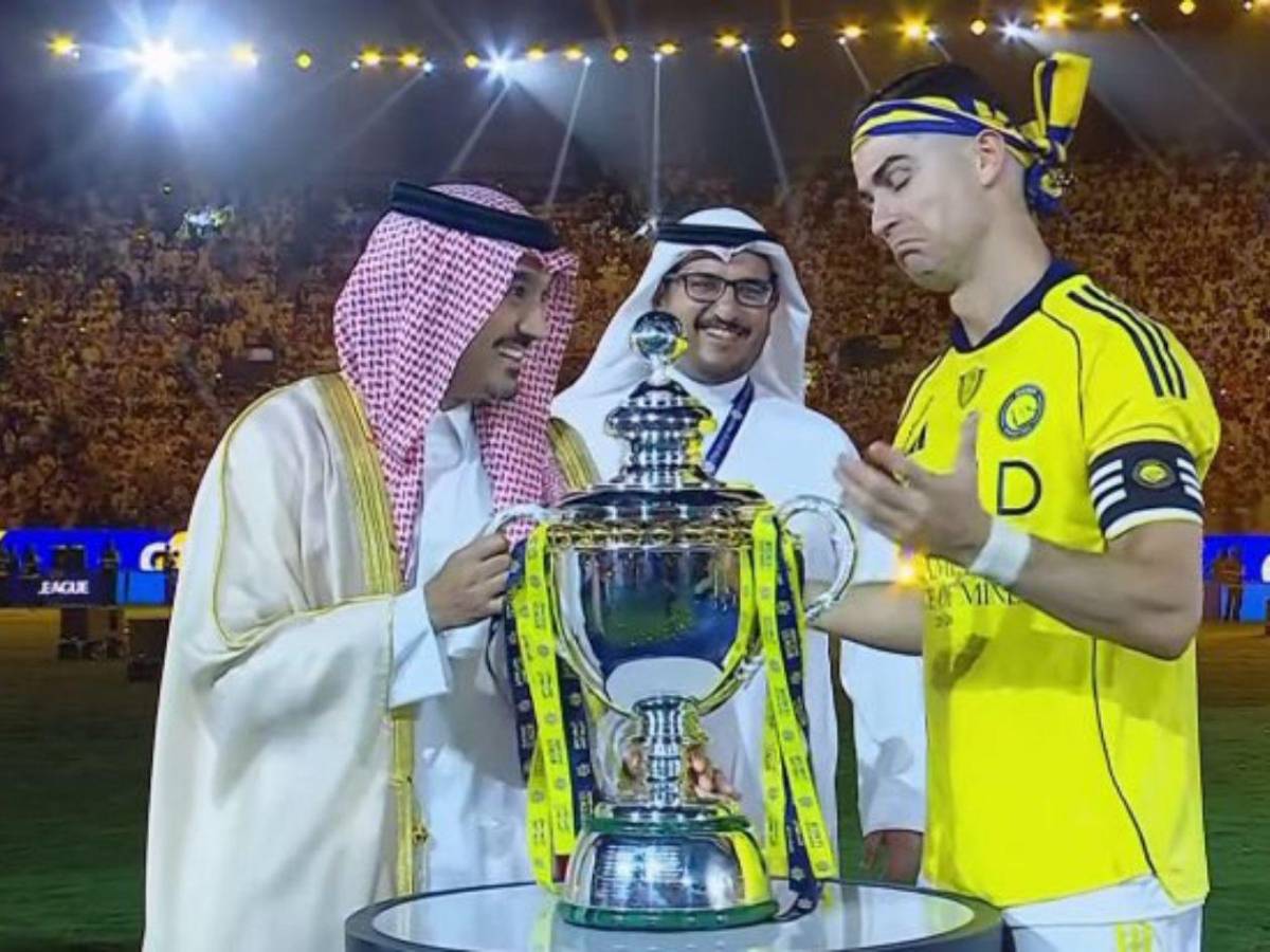 Cristiano campeón con Al Nassr: lágrimas del “Bicho”, imagen viral y celebración