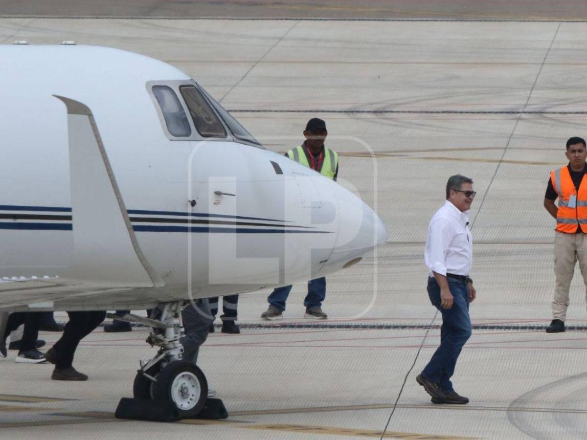 Revelan quién pagó el viaje privado de regreso de JOH a Honduras y cuánto costó