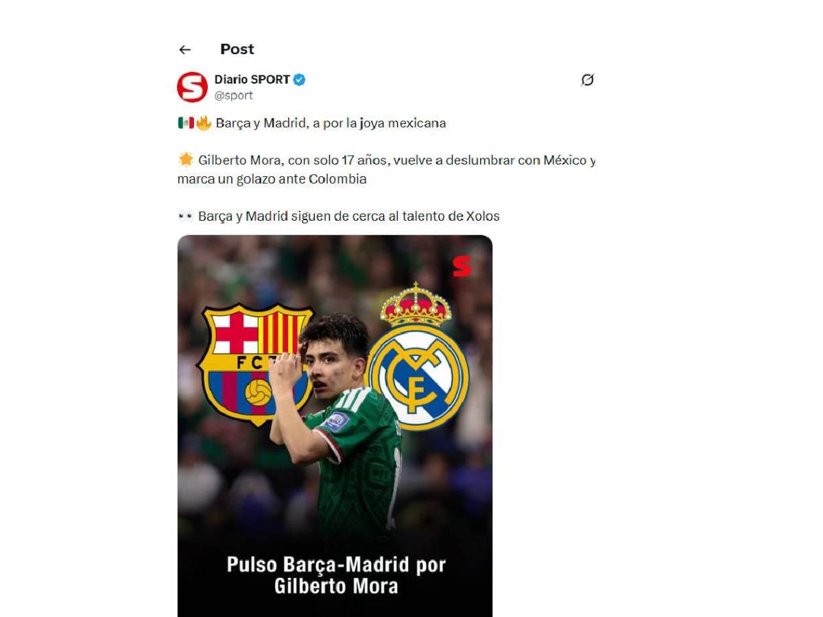 Gilberto Mora y una noticia que sacude al fútbol: ¿Al Real Madrid?