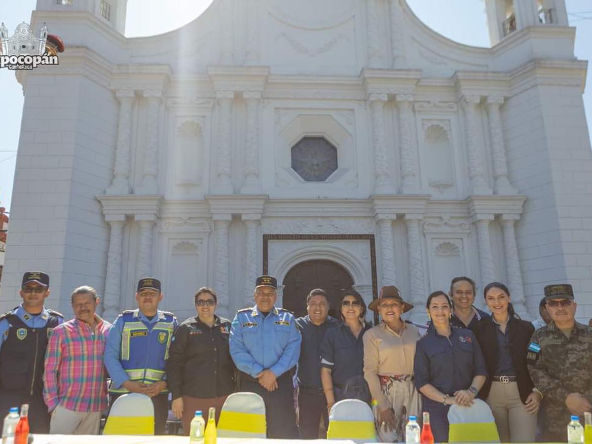 Representantes de instituciones que se han sumado a ExpoCopán 2023.