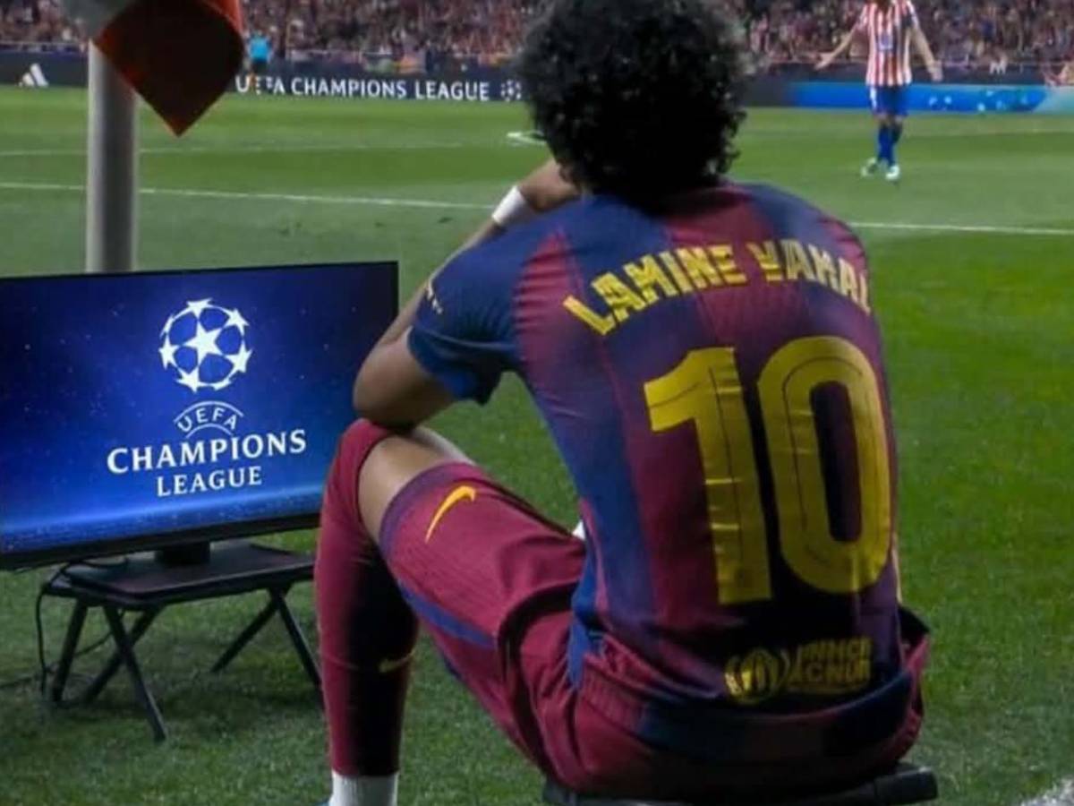Lamine Yamal sufre: Es tendencia por su imagen ante Atlético por la Champions