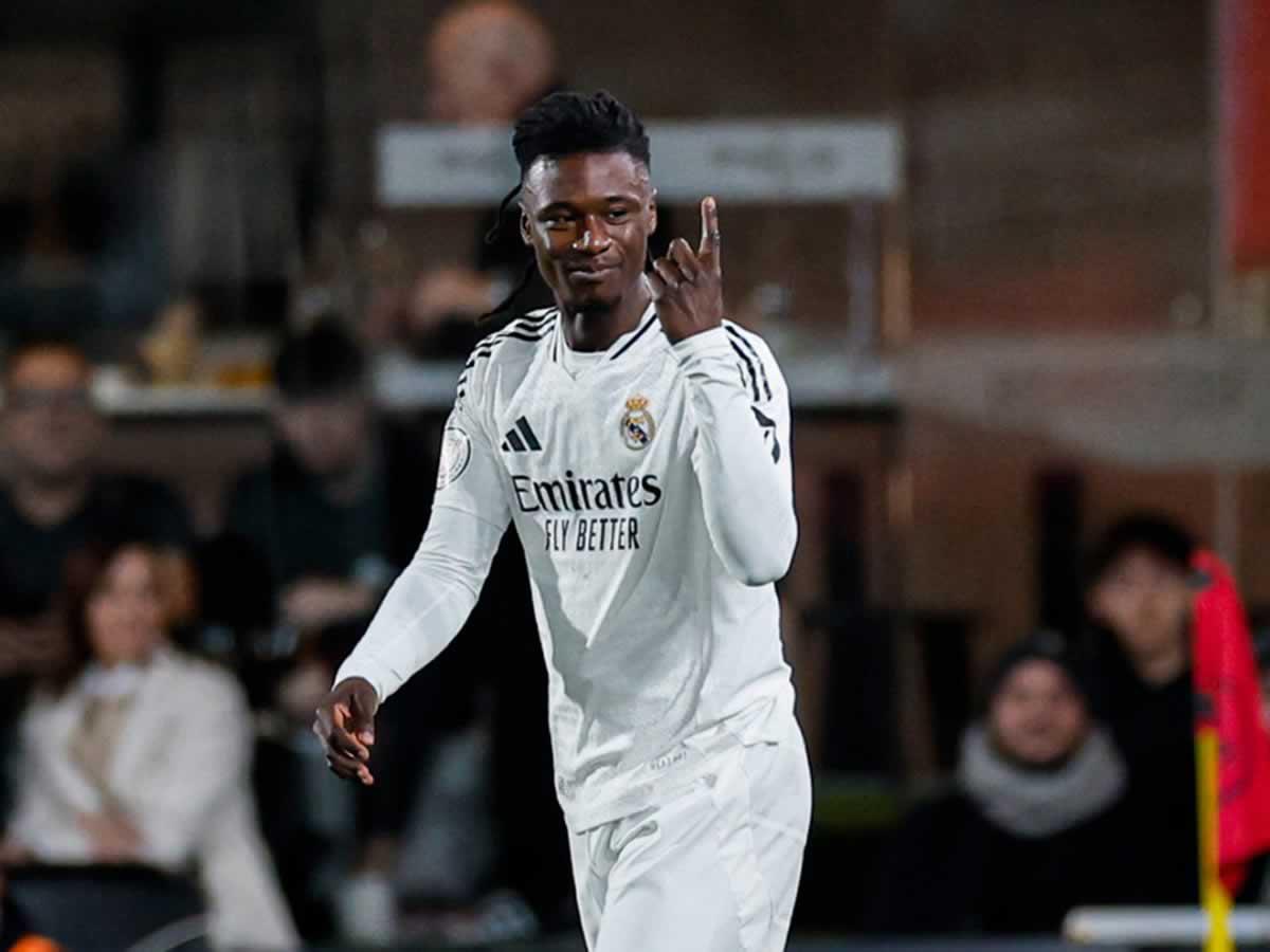 Eduardo Camavinga hizo el segundo gol del Real Madrid.