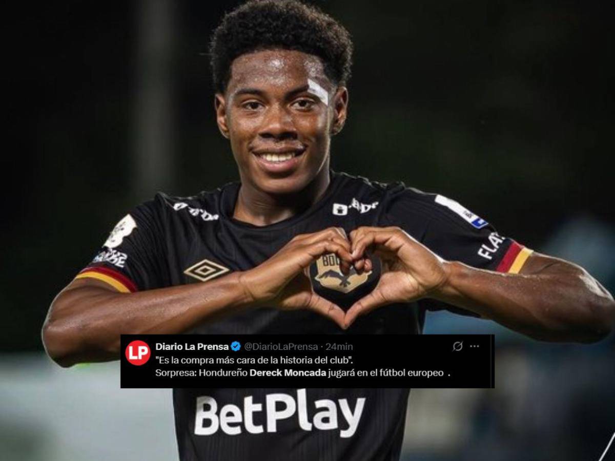 Locura por traspaso de Dereck Moncada a Europa: así reaccionó la prensa