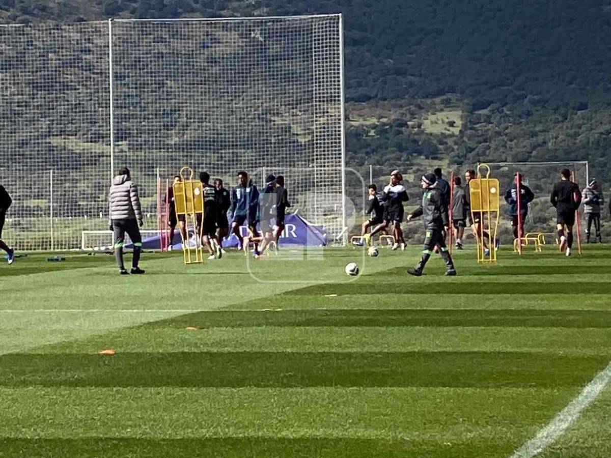 Último entreno de Honduras en sede del Atlético y nuevo look de Palma vs Perú