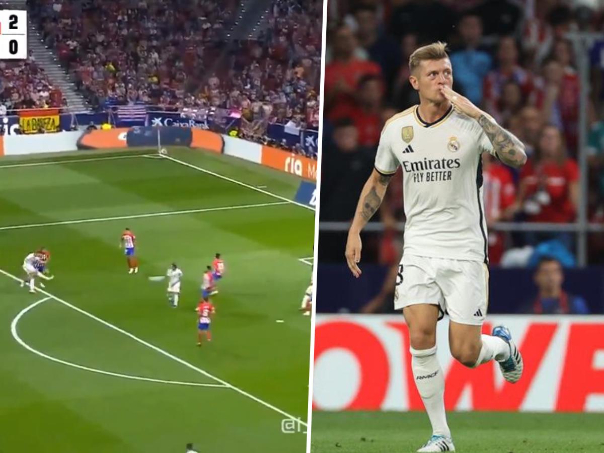 Real Madrid: El tremendo golazo de Kroos ante el Atlético