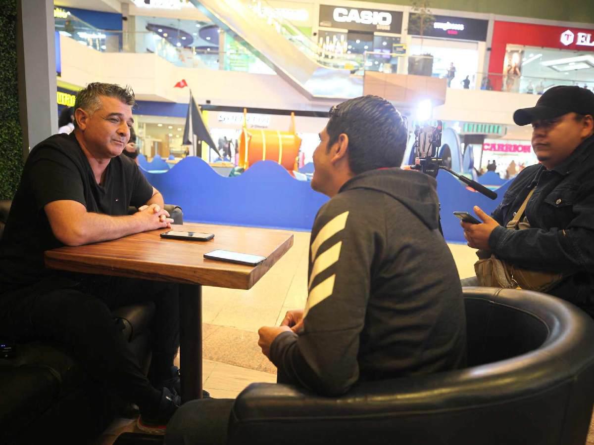 La entrevista con Diego Vázquez, entrenador de Motagua.