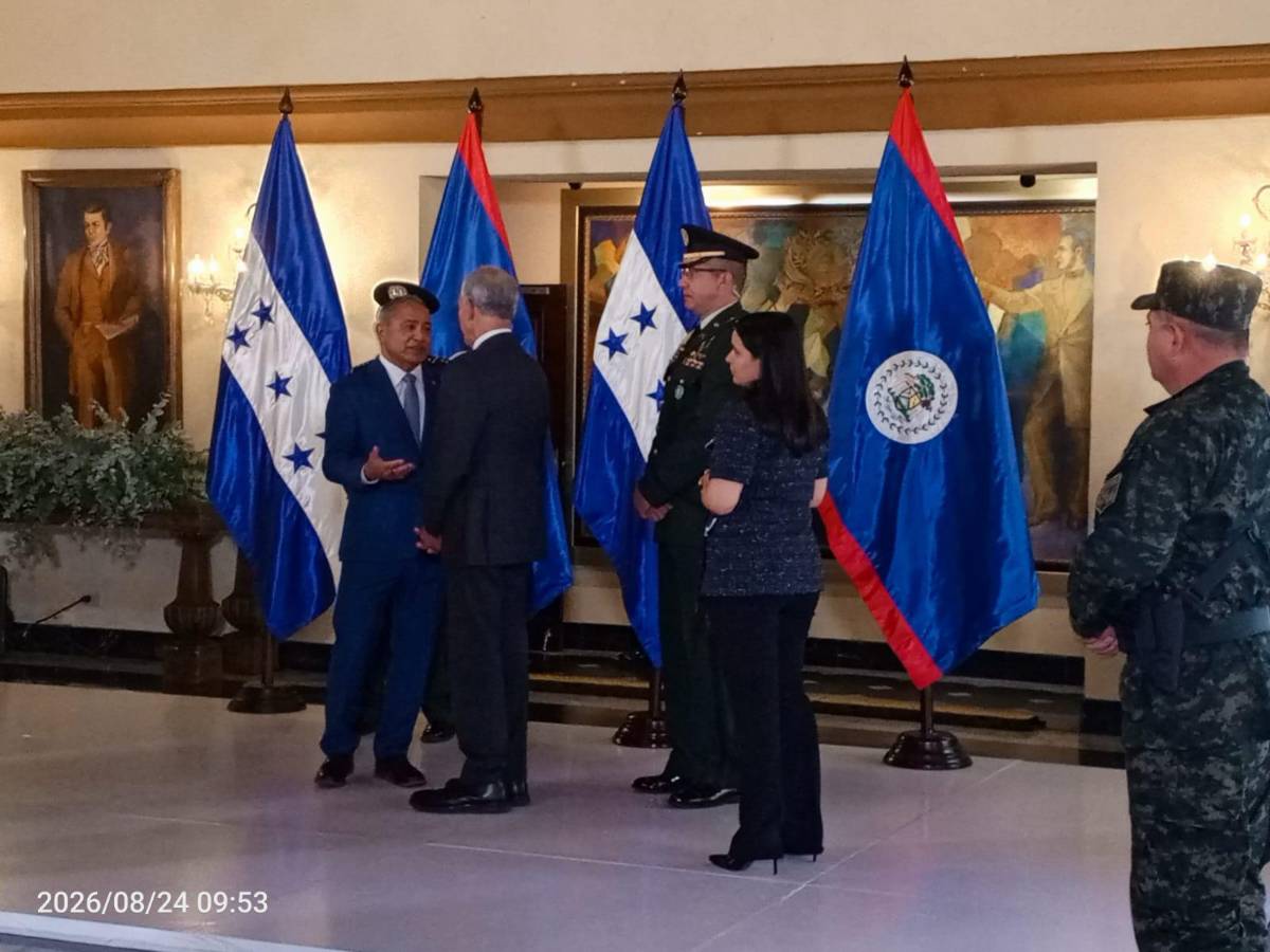 Estos son los temas que abordaron Nasry Asfura y el primer ministro de Belice en Casa Presidencial