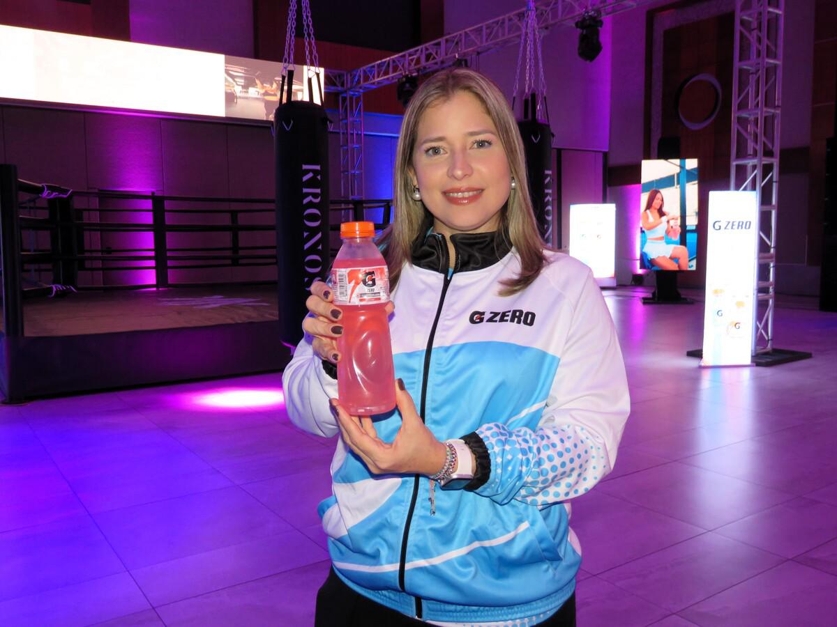 Melissa Villegas, gerente de marca Gatorade indicó las características de este nuevo sabor Zero.