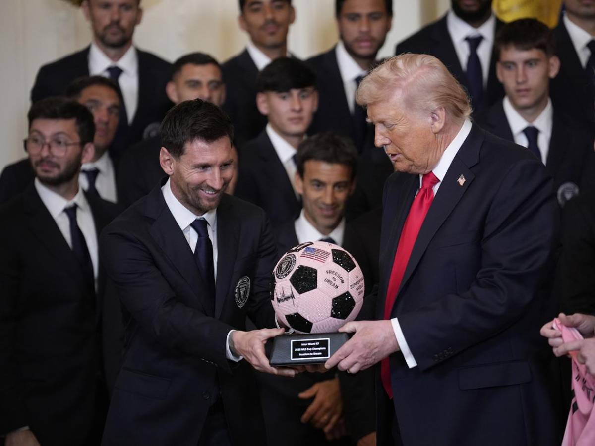 Messi visita a Trump y su reacción cuando mencionó a Cristiano: hondureño en la Casa Blanca
