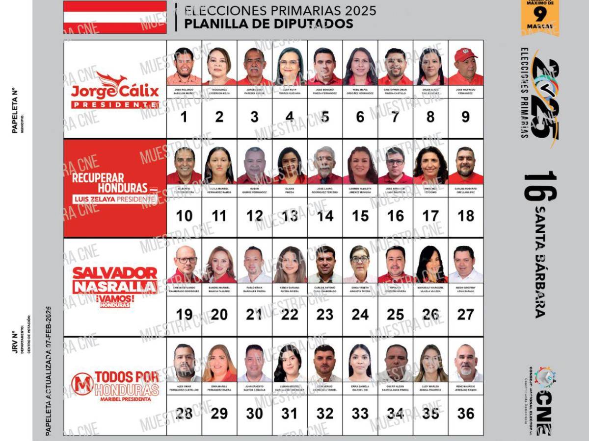 Conozca los aspirantes a diputados por Santa Bárbara