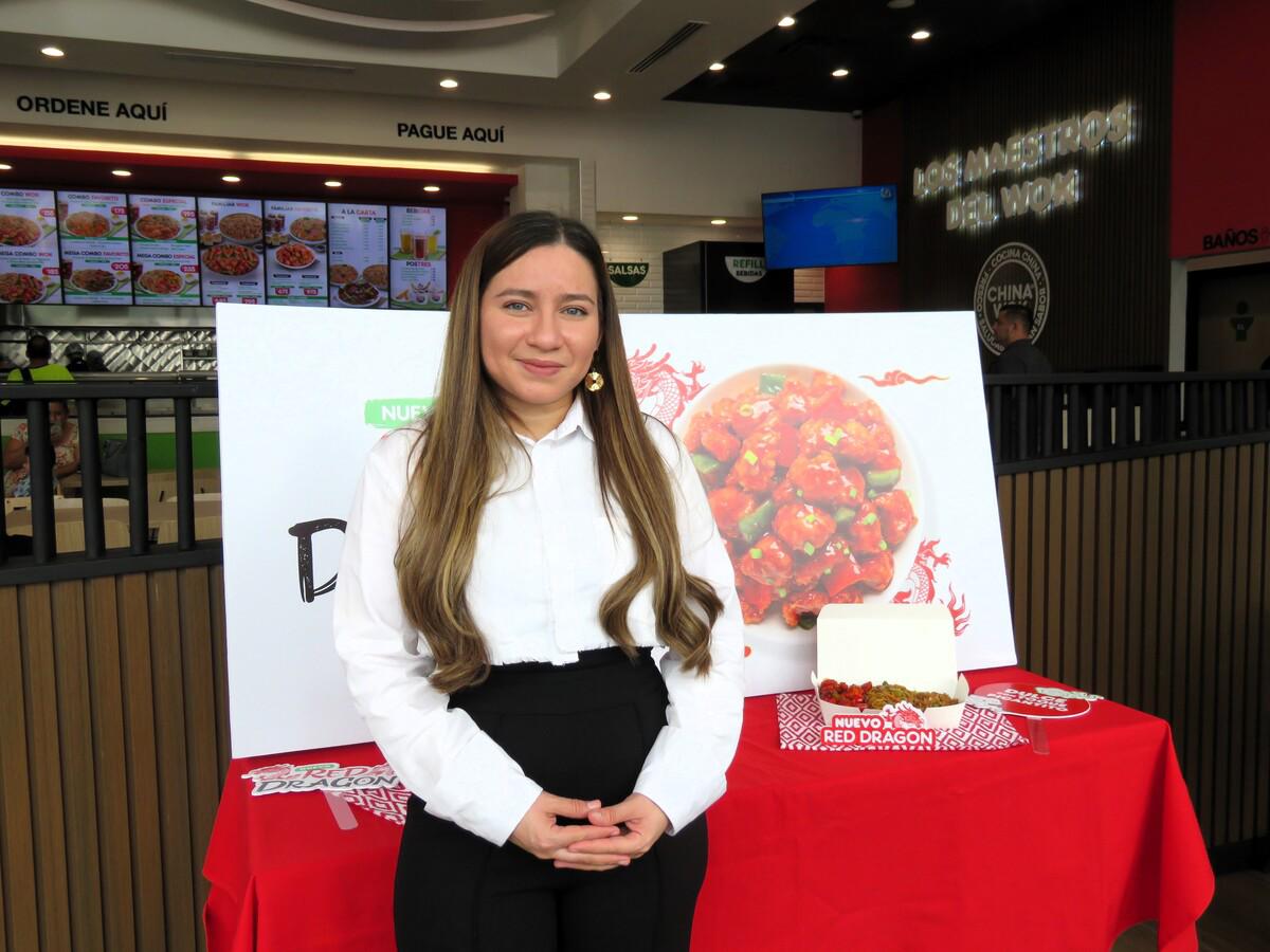 <b>Gennie Ramos, ejecutiva de la marca Chinawok.</b>