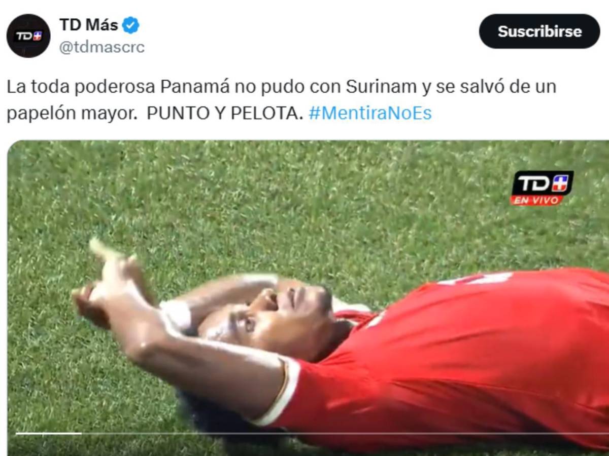 Panamá recibe burlas tras tropiezo en eliminatorias: Chepe Bomba se enfada