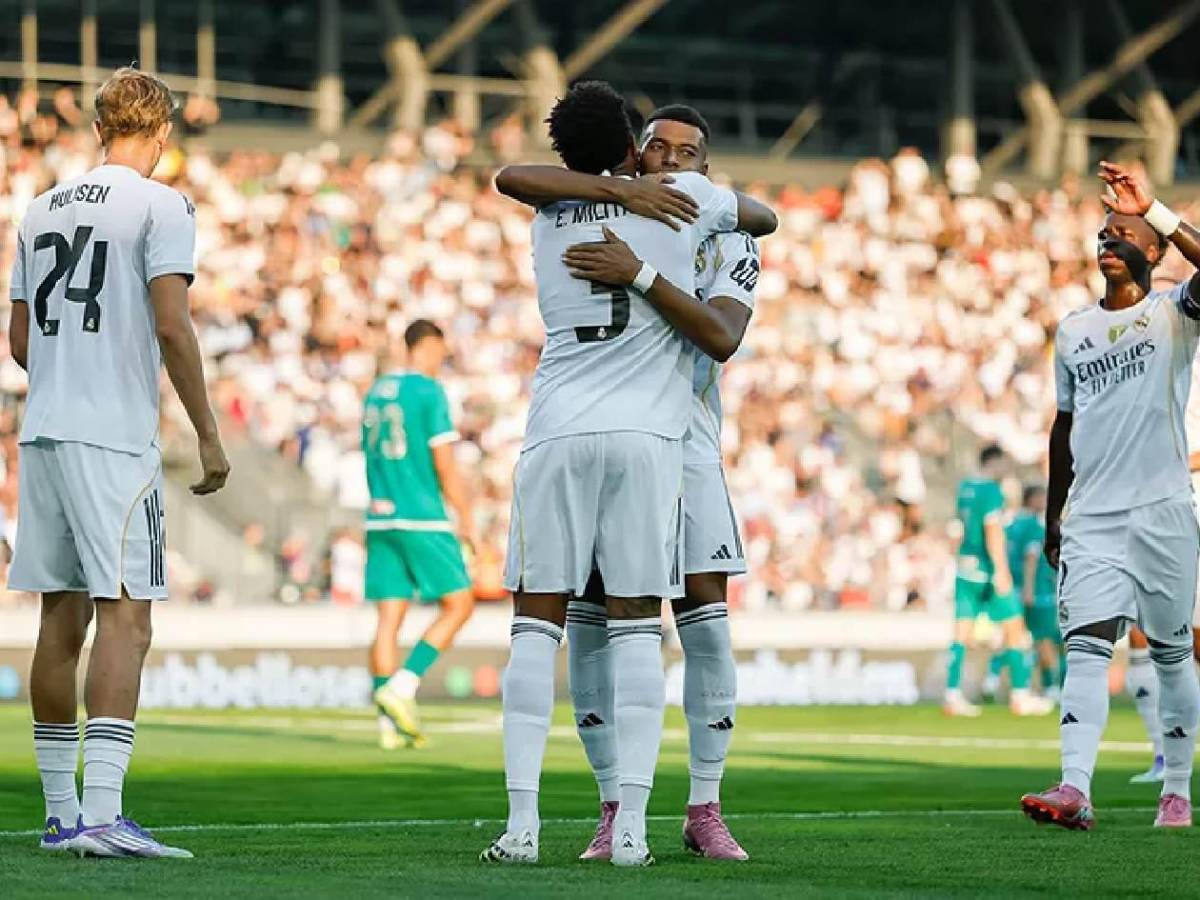 Real Madrid goleó: Mbappé con la 10, hincha se infiltró y así reaccionó el francés