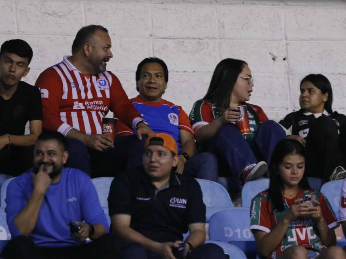 Marathón vs Olimpia: El ex captado, bellezas y anciano dio el ejemplo