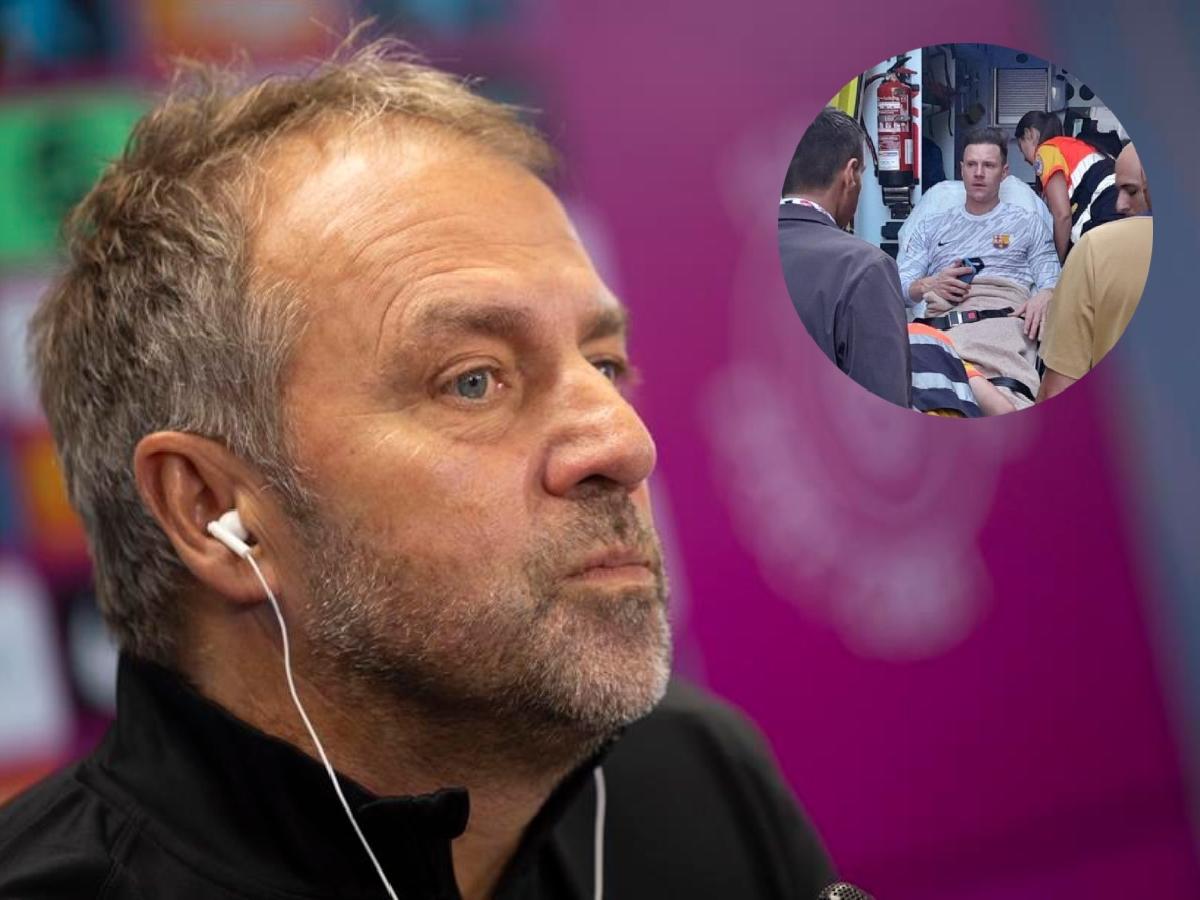 Hansi Flick confirma la dura lesión de Ter Stegen: “Estamos tristes”