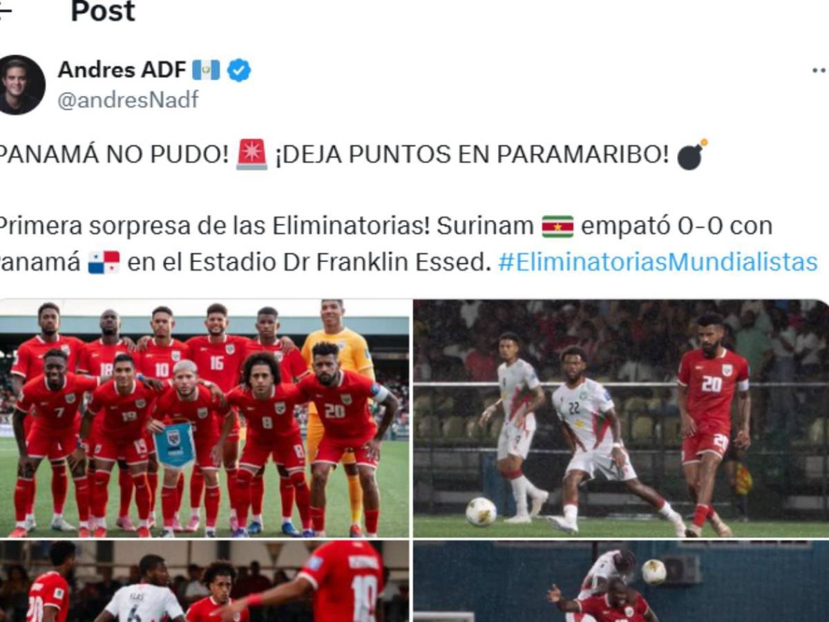 Panamá recibe burlas tras tropiezo en eliminatorias: Chepe Bomba se enfada