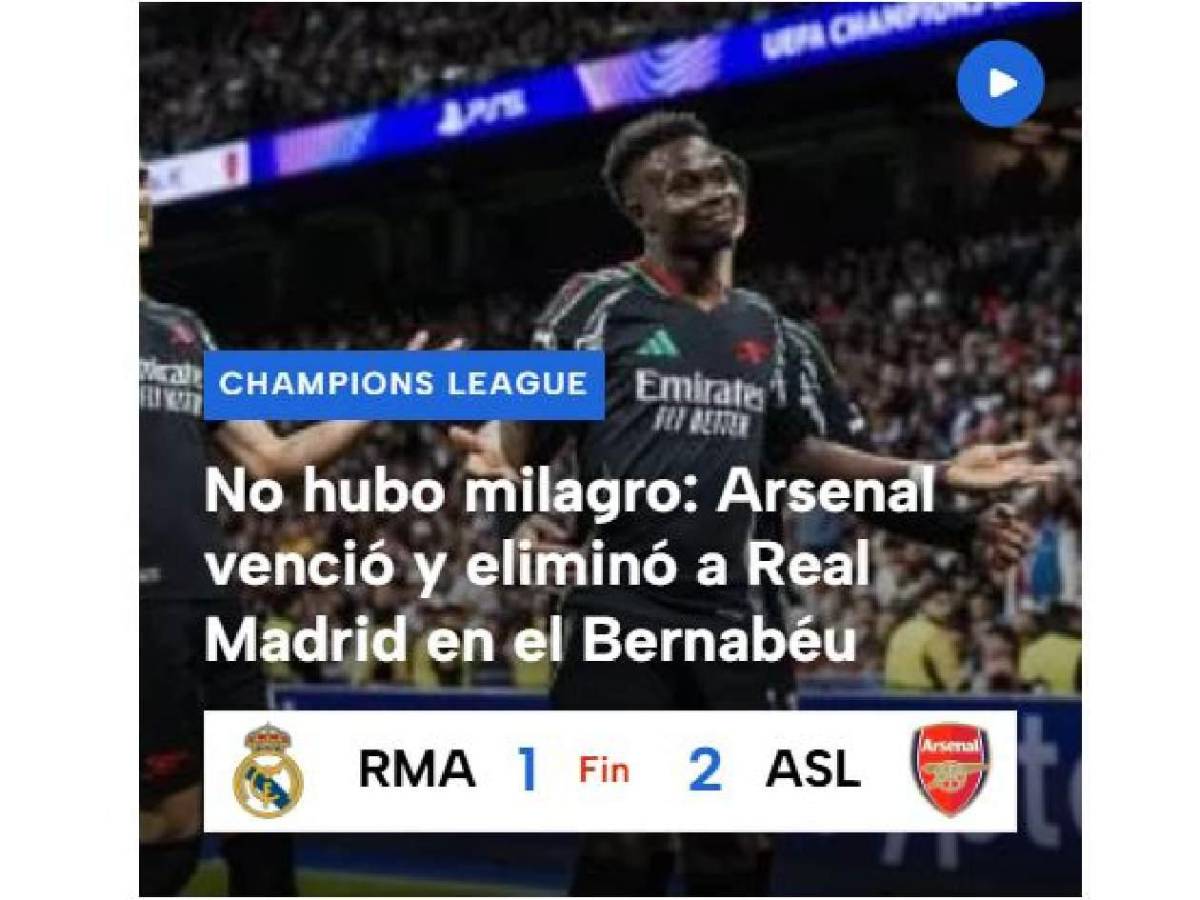 Señalados: revuelo mundial tras fracaso del Real Madrid en Champions