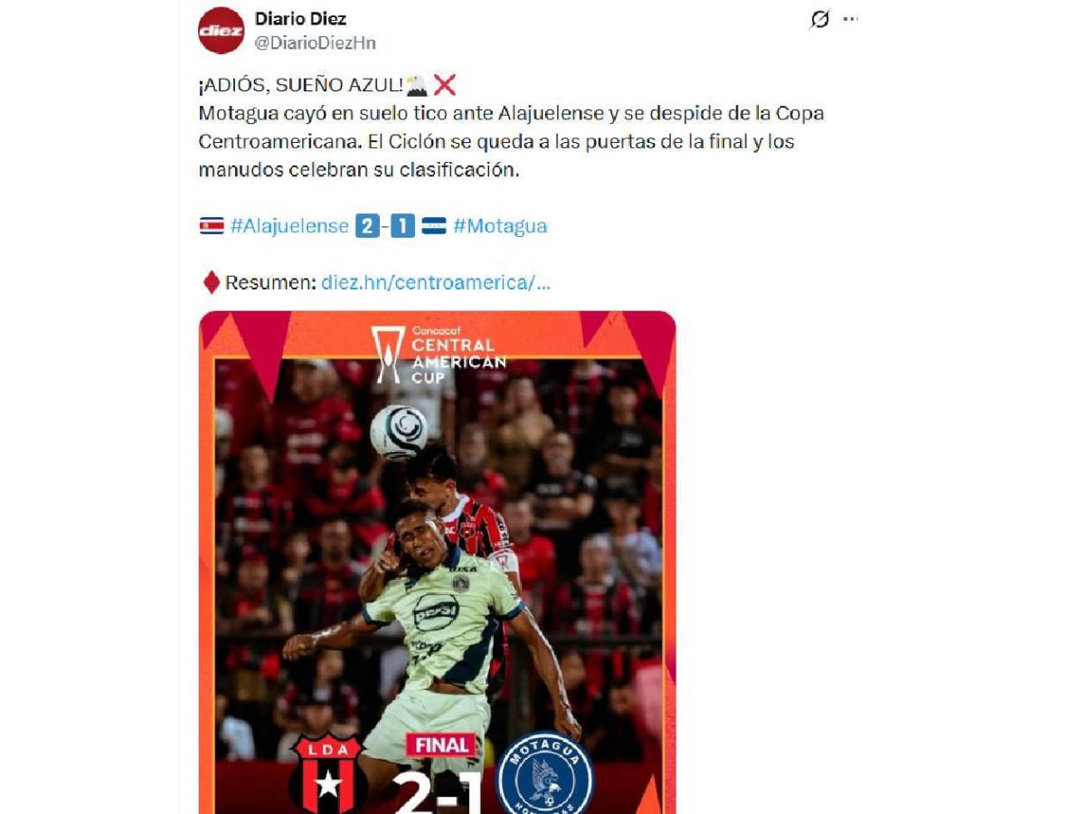 Indignación tras el Alajuelense - Motagua y Concacaf reacciona: Qué asco