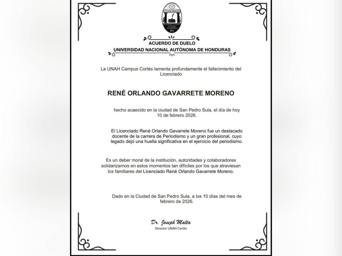 “Fue más que un maestro”: periodistas y estudiantes recuerdan con cariño a René Gavarrete