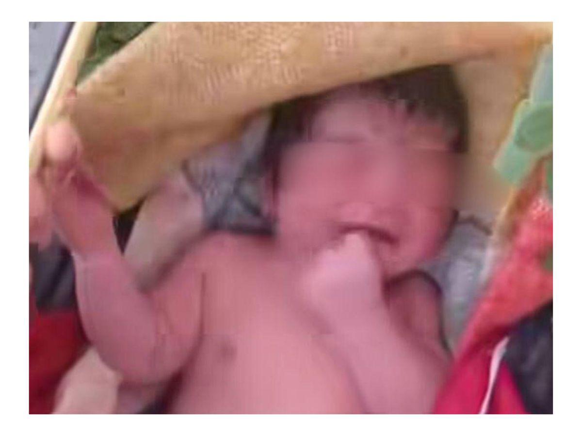 Madre abandona a su bebé en bolsa de basura en Lepaterique
