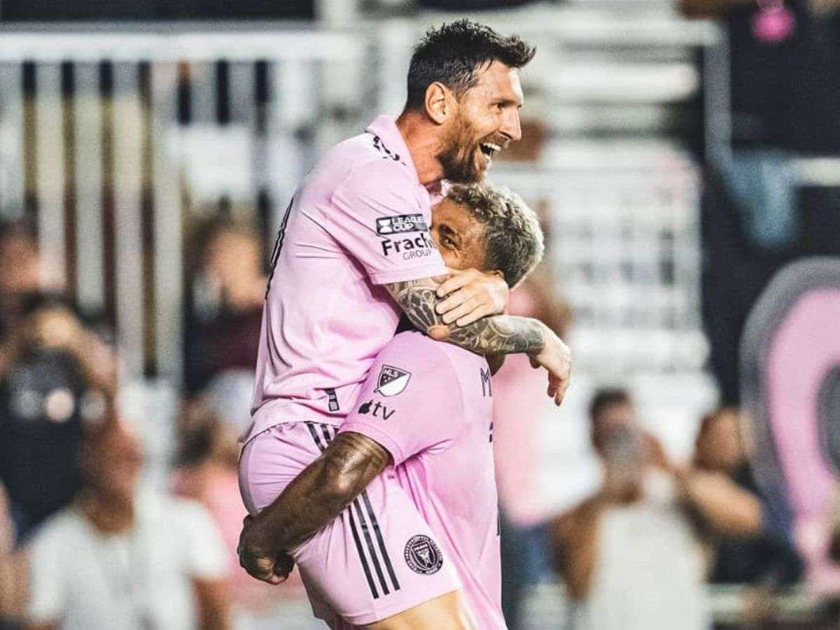 Messi y Josef Martínez formaron una gran dupla en ataque del Inter Miami.