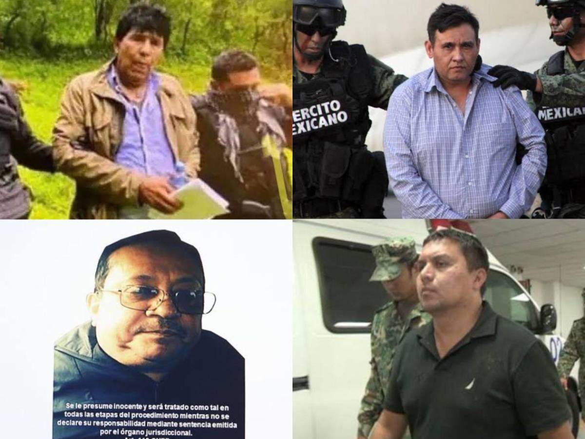 Rostros de los peligrosos narcos mexicanos extraditados a Estados Unidos