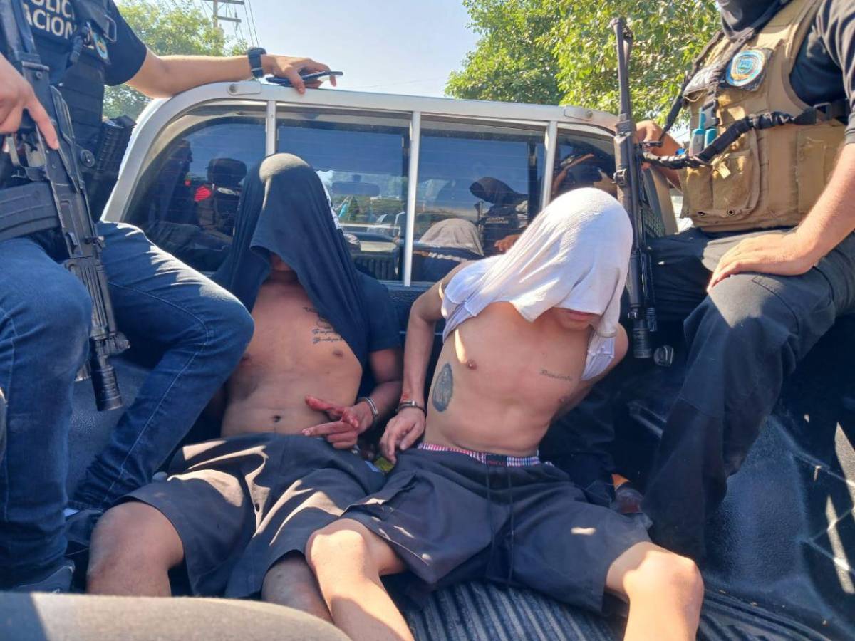 Capturan a seis presuntos pandilleros de la 18 en la colonia Miguel Ángel Pavón