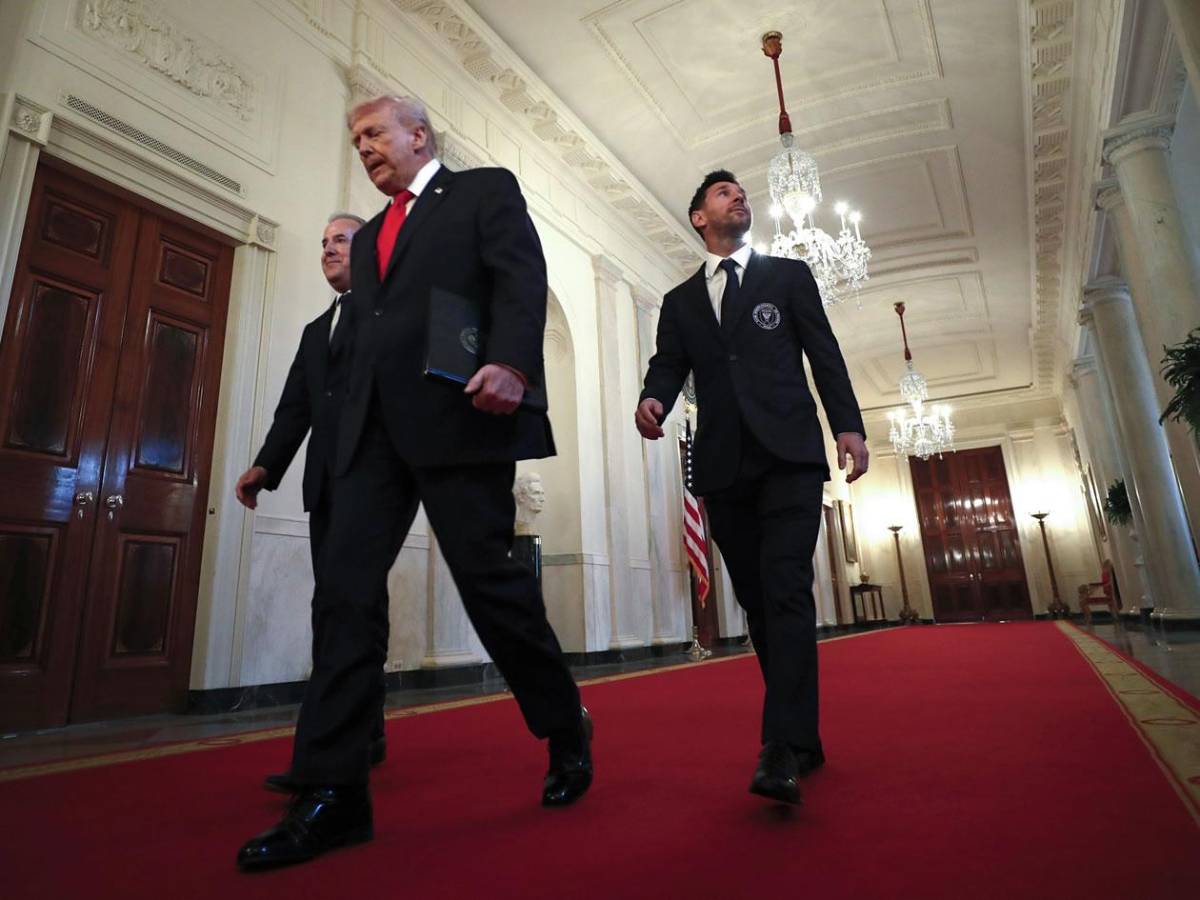 Messi visita a Trump y su reacción cuando mencionó a Cristiano: hondureño en la Casa Blanca