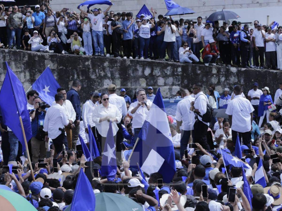 Si el radicalismo regresa, aquí estará un indito bien parado: el discurso de JOH en Toncontín