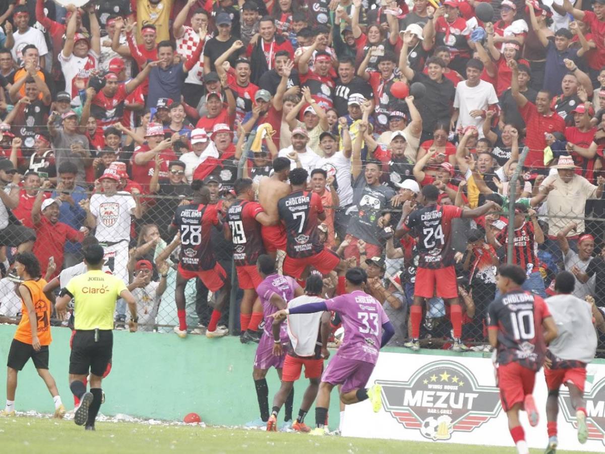 Choloma celebra ascenso a Liga Nacional, Independiente llora y agresión a recogepelotas