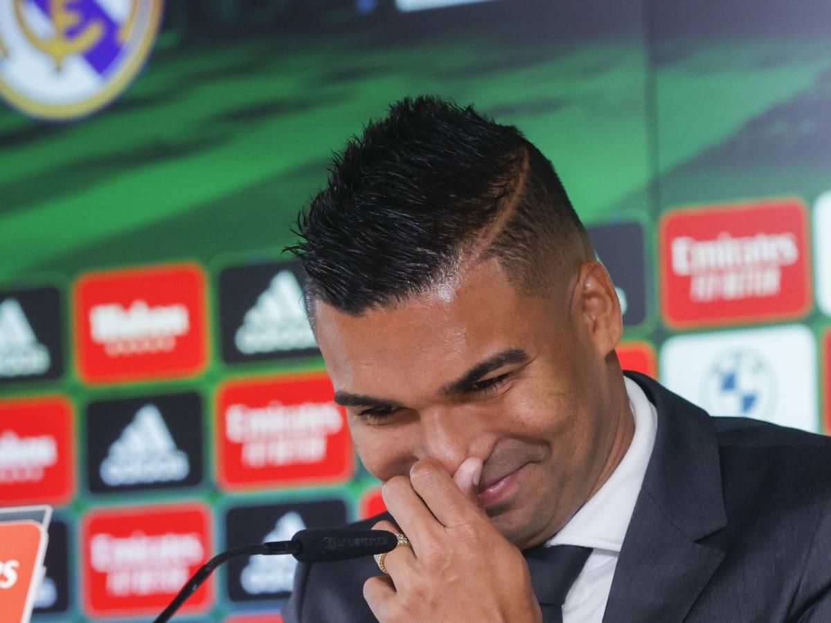 Casemiro lloró el día de su despedida del Real Madrid.