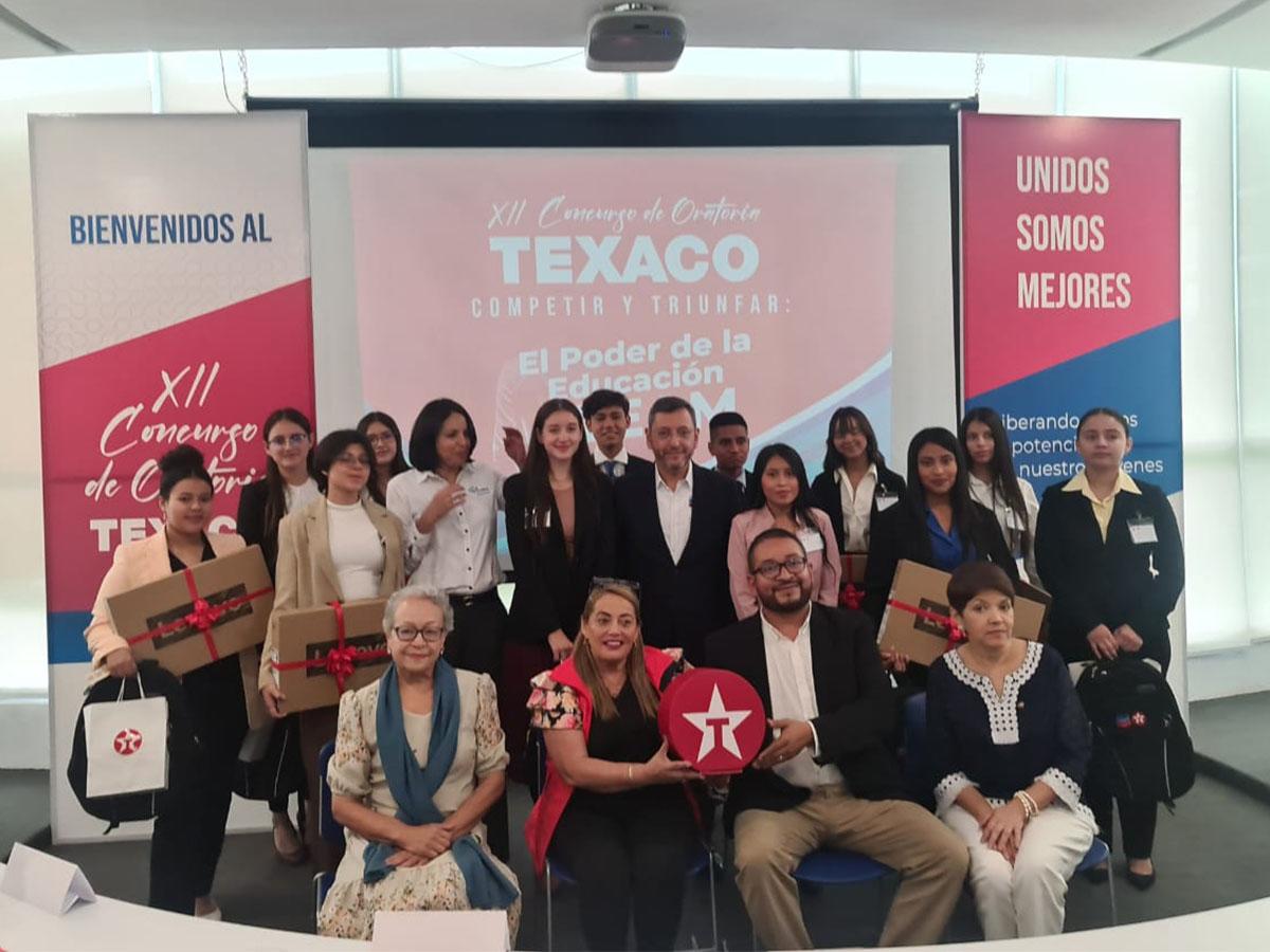 Un éxito la doceava edición del concurso de oratoria Texaco