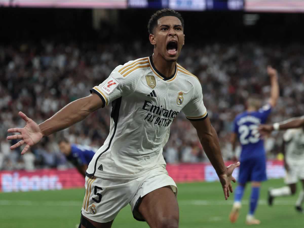 Bellingham rescata al Real Madrid y le da agónico triunfo ante Getafe
