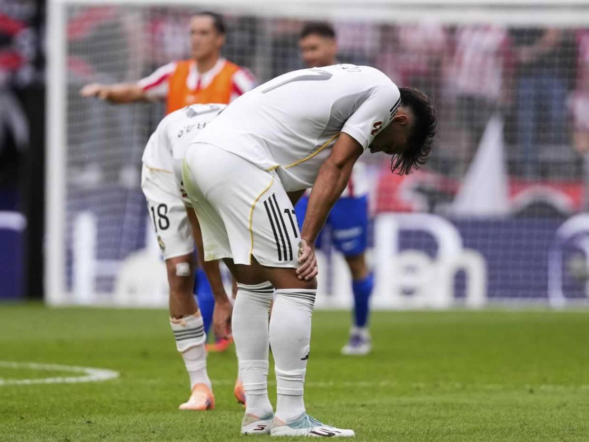 Vinicius con feo gesto, dolor del Real Madrid y llanto de Simeone en triunfo del Atlético