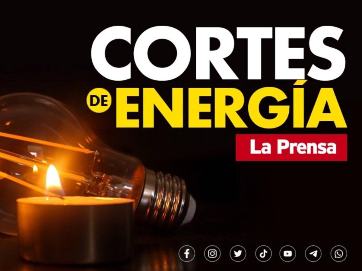 Sin luz en 14 municipios de Honduras este jueves 13 de marzo