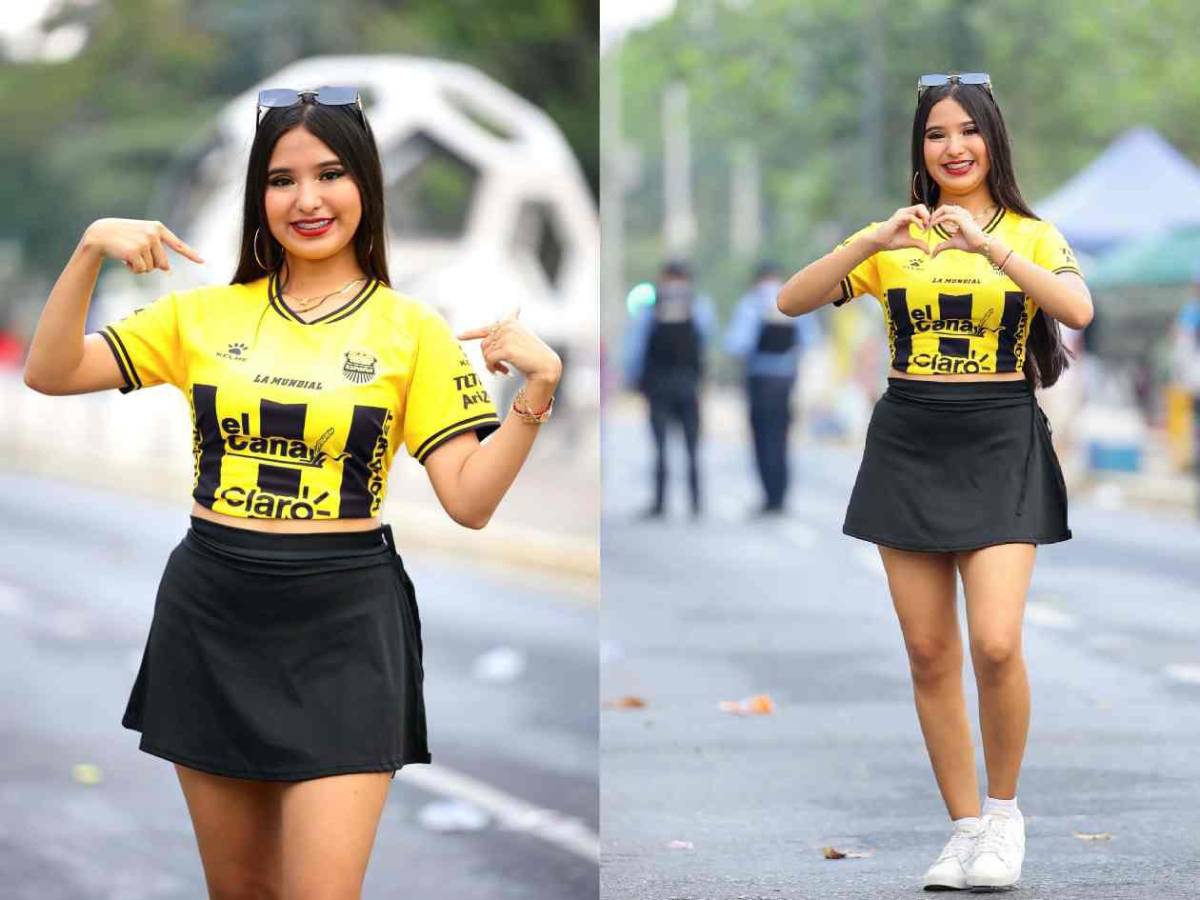 Las chicas del Real España vs Olimpia: bellezas roban suspiros en el clásico