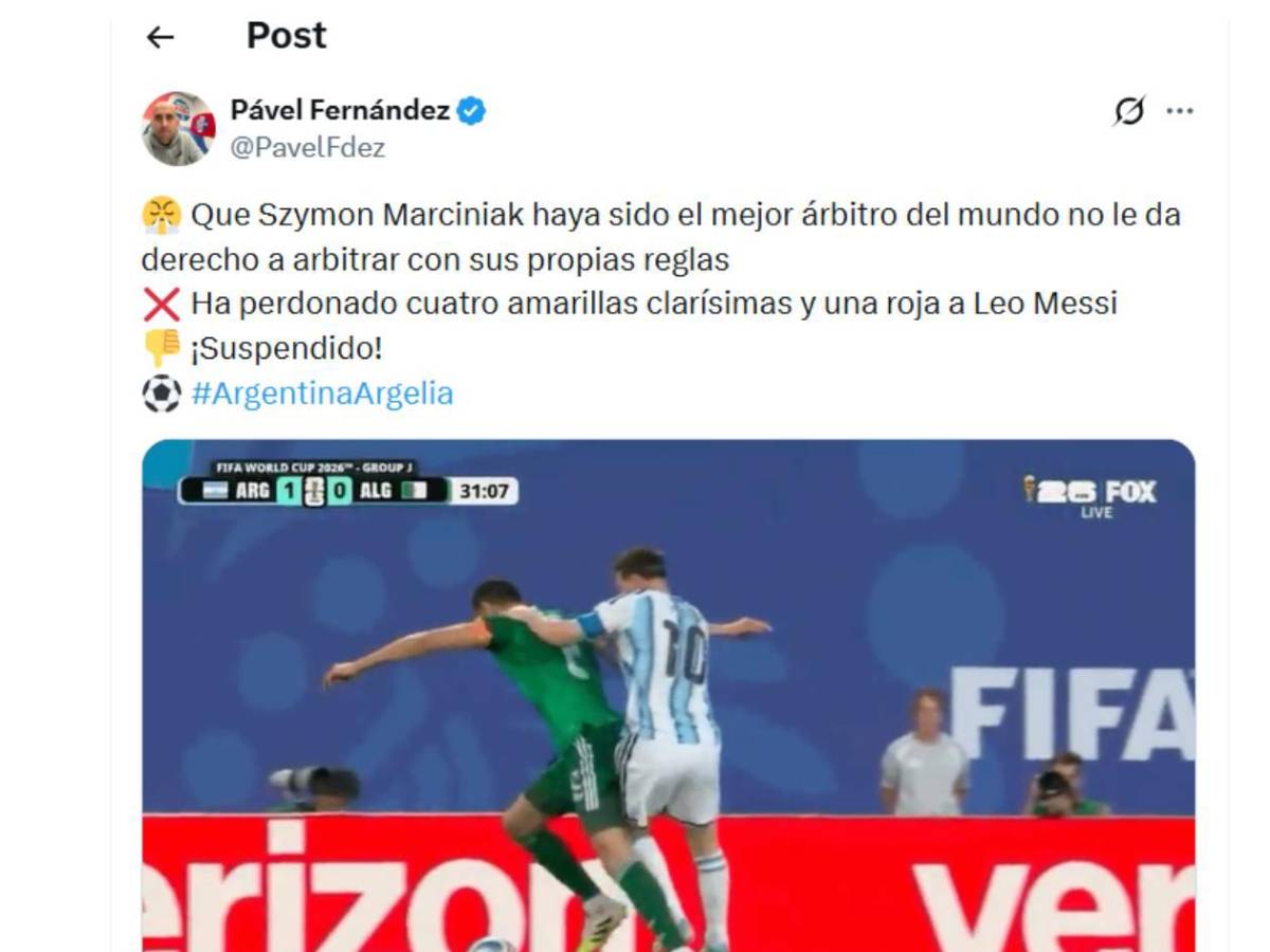 Indignación tras descubrir ayuda a Messi: Es una vergüenza, siempre lo protegen