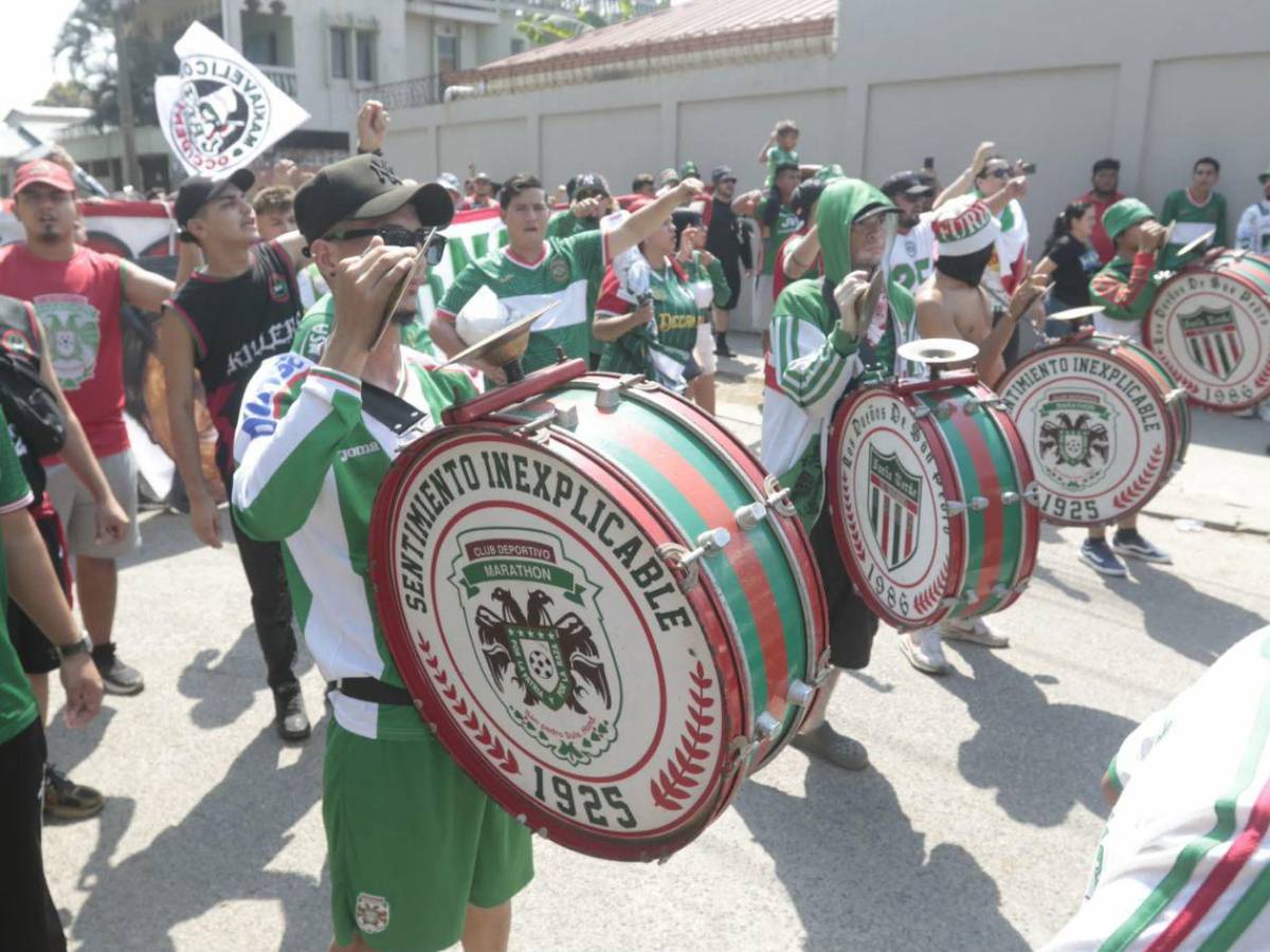 'Hulk' llegó al Yankel y ambientazo previo al clásico Marathón-Olimpia