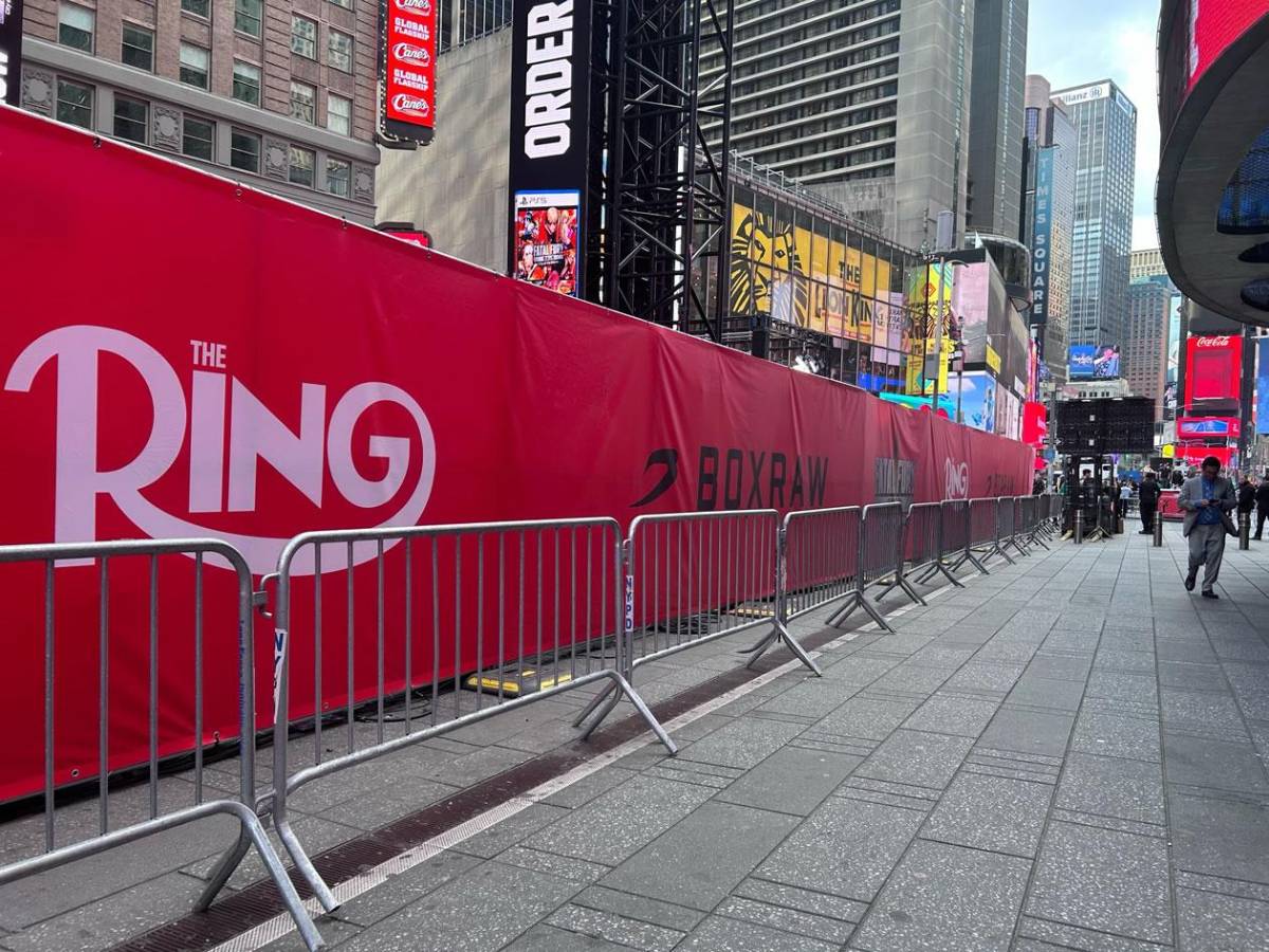 La asombrosa llegada de Teófimo López al Times Square y Nueva York paralizada