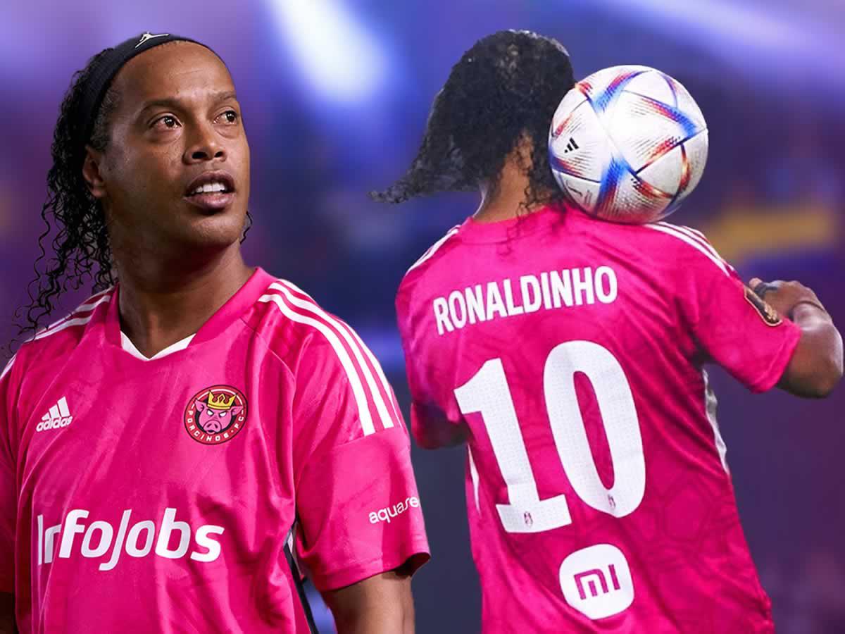 Ronaldinho volvió a jugar y así fue su debut en la Kings League