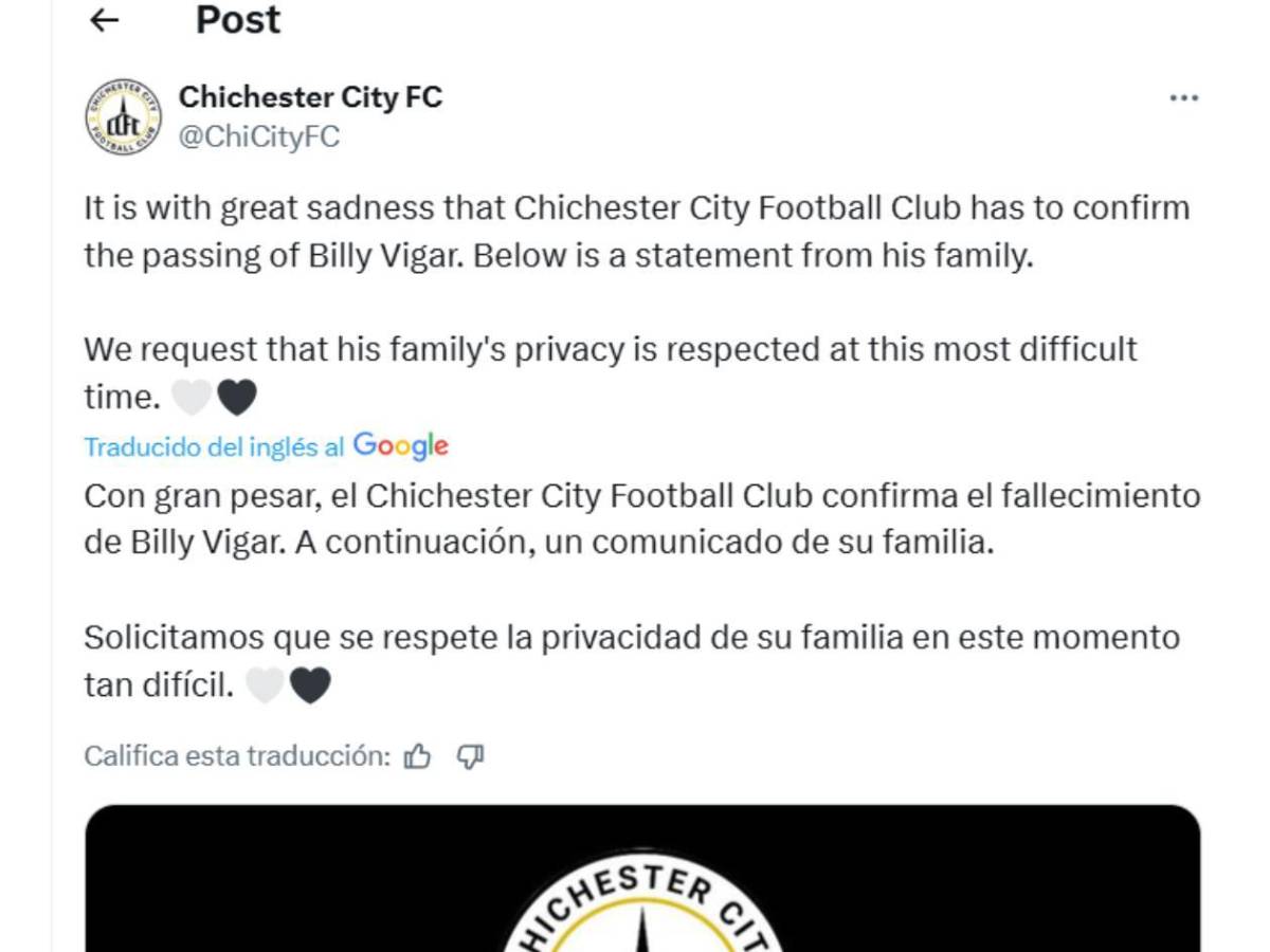 Muere futbolista que había sufrido lesión en pleno partido; su club hace petición