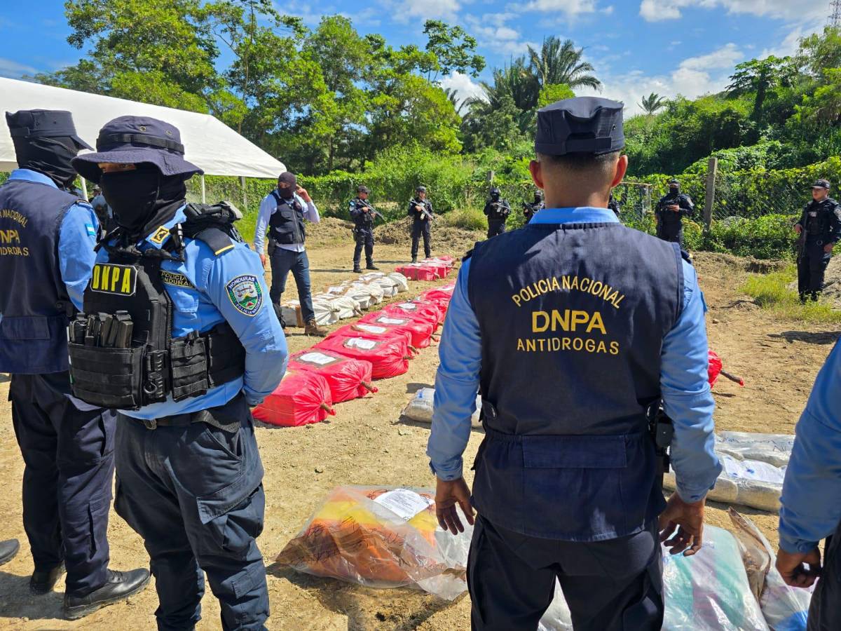 Destruyen cargamento de droga en el Crematorio de Puerto Cortés