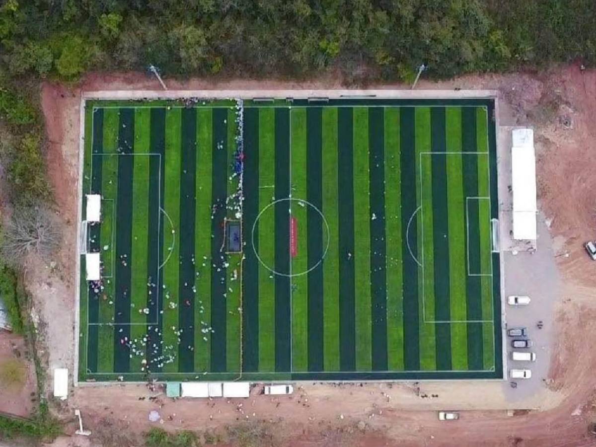 Así luce La Bombonera en Honduras: la nueva cancha en Santa Bárbara