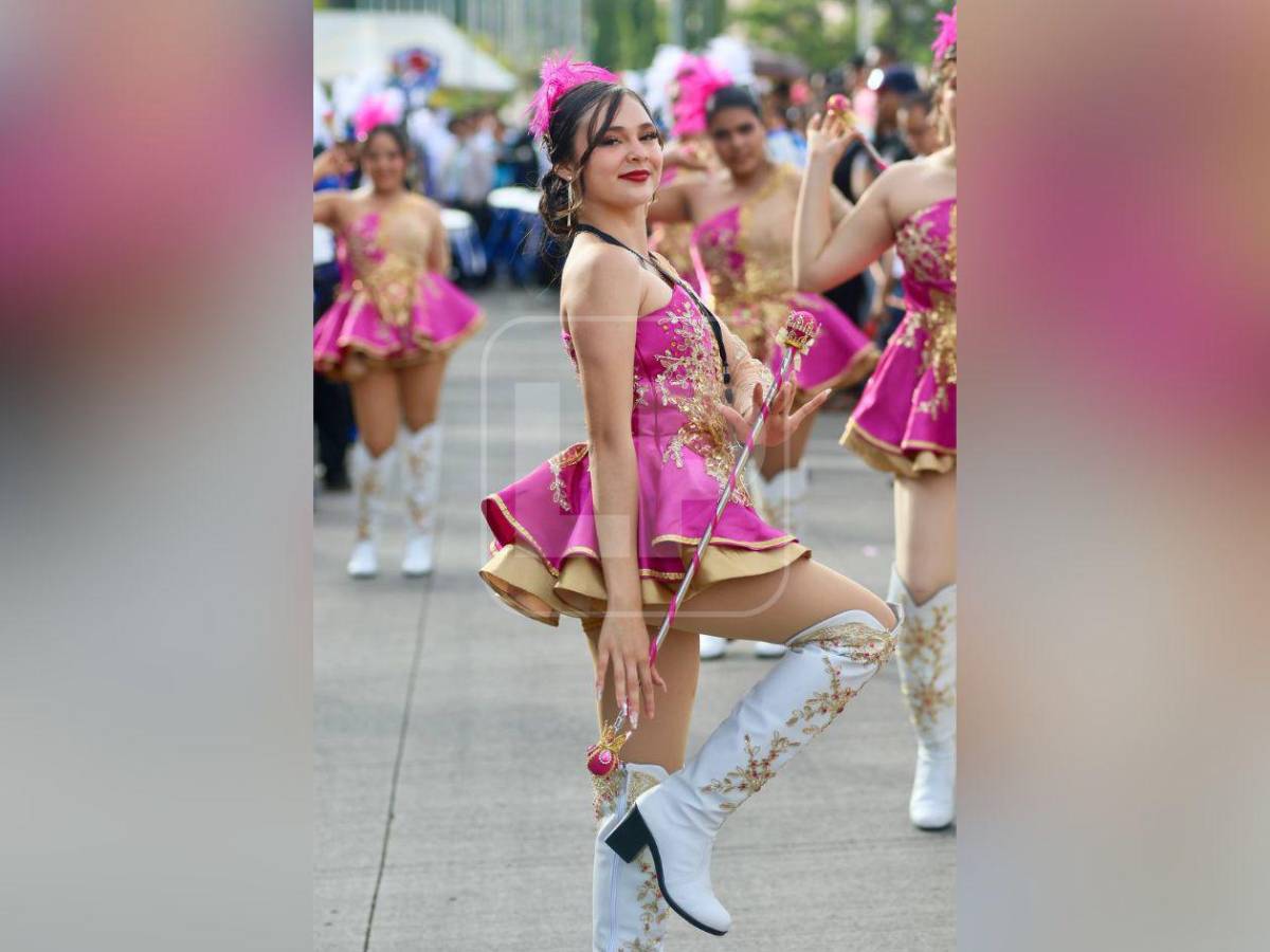 Bellas palillonas, protagonistas de los desfiles en Honduras