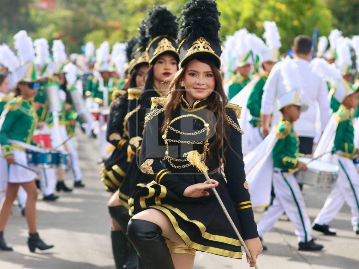 Bellas palillonas, protagonistas de los desfiles en Honduras