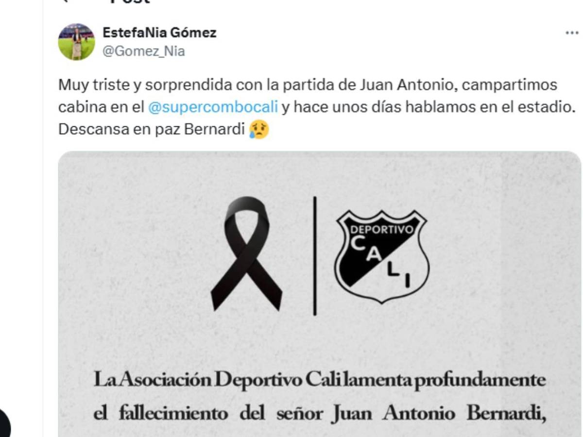 Periodista deportivo Juan Antonio fue encontrado muerto en un parque