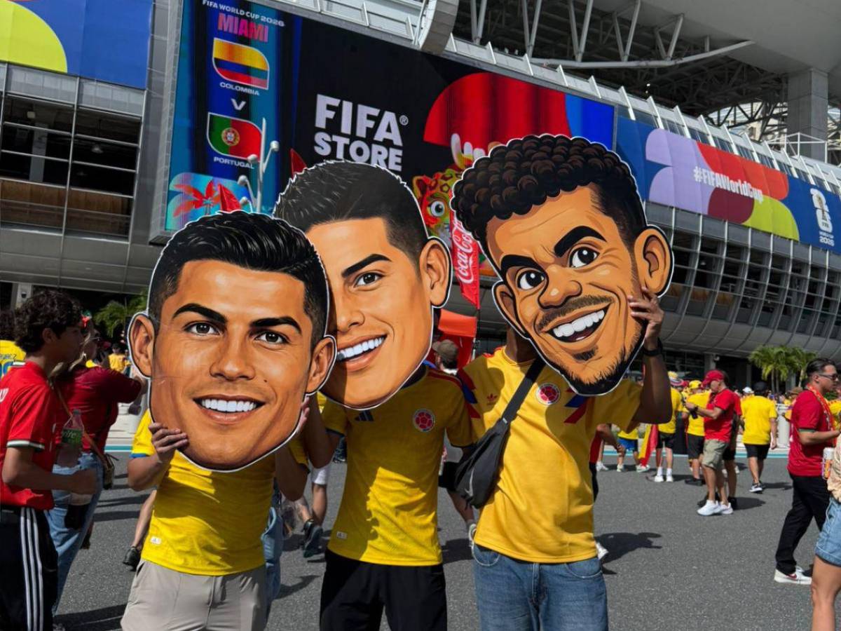 Hondureño causa revuelo en el Colombia-Portugal y bellas chicas enamoran