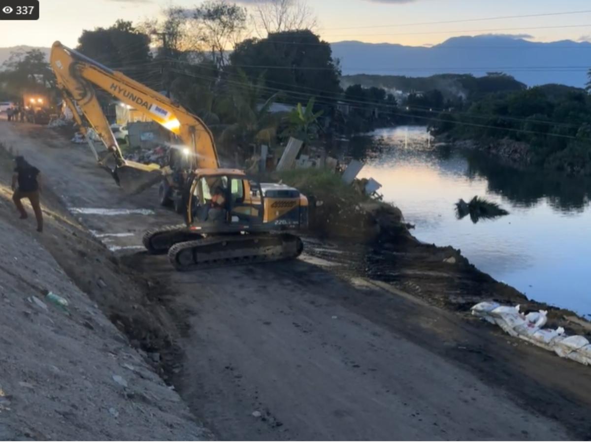 Habilitan el paso en la plancha de Cemcol en San Pedro Sula